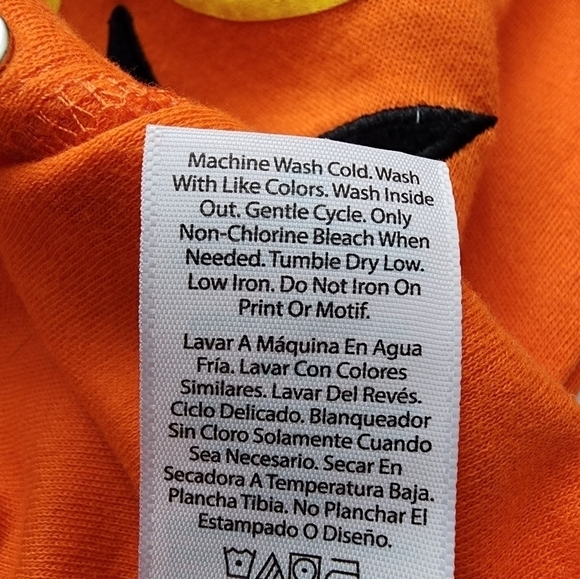 Way To Celebrate! Halloween Pumpkin Jackolantern w/ Glasses Outfit 0-3M Infant - Picture 5 of 5